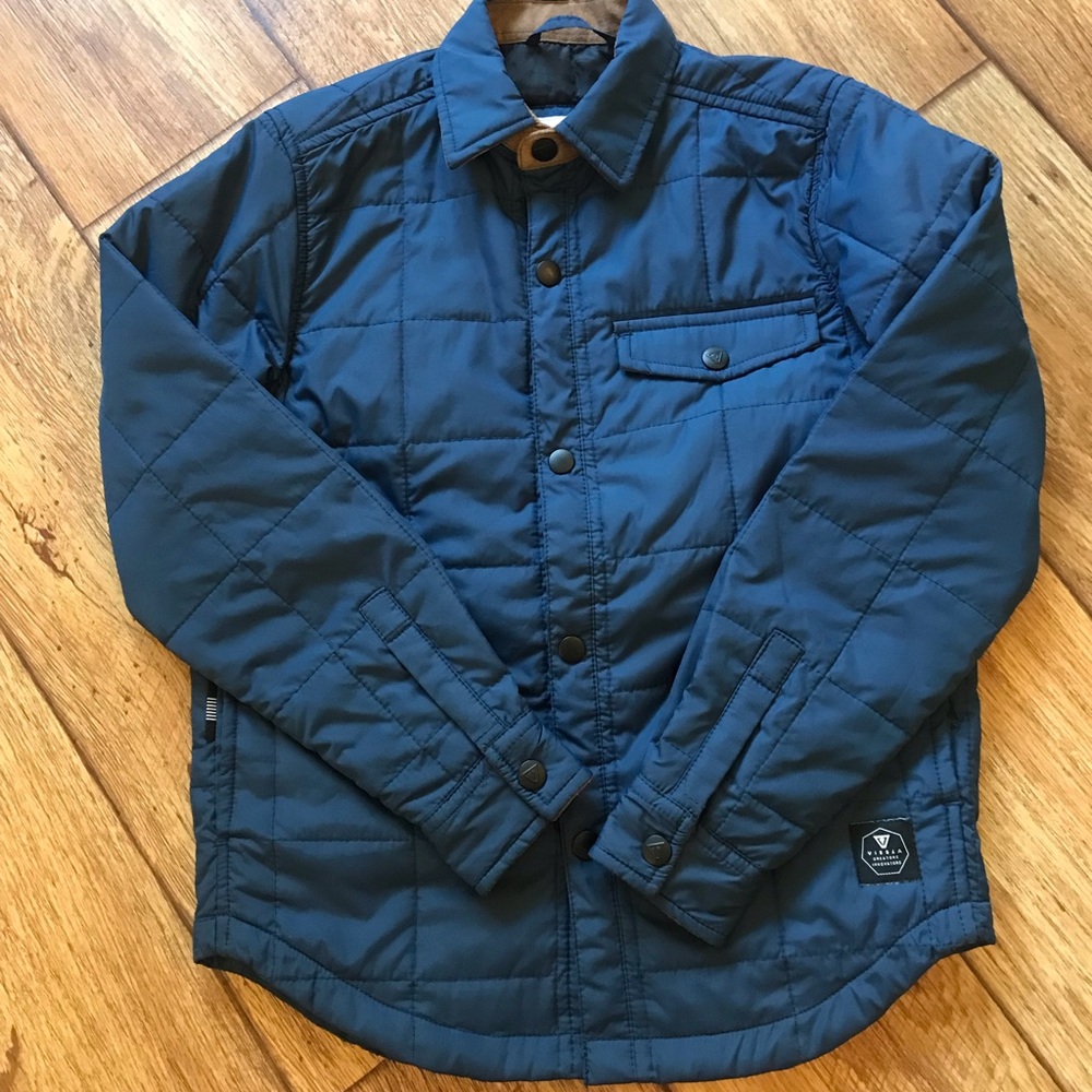Size small, blue Vissla jacket. Child size